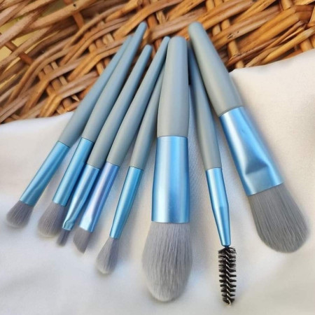 8 pis korean makeup brush set