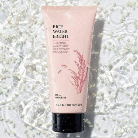 Rice water bright foaming cleanser